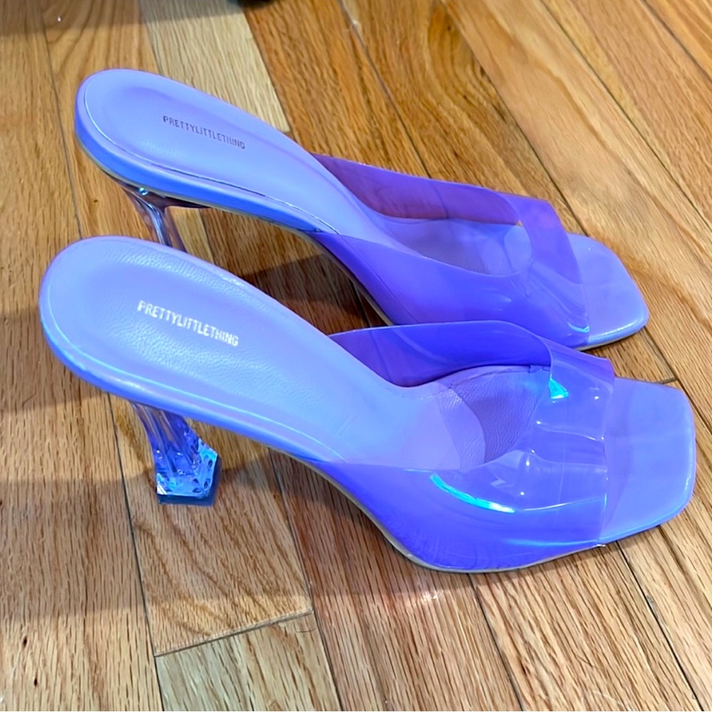CMon Barbie! Purple Slide Heels 9